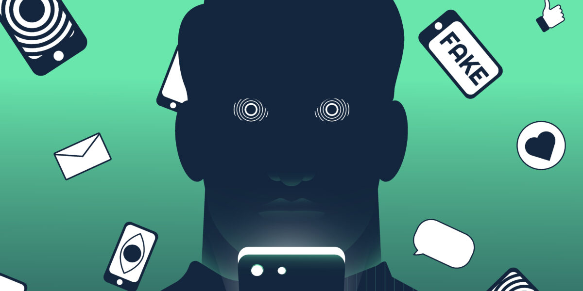 Doomscrolling illustration